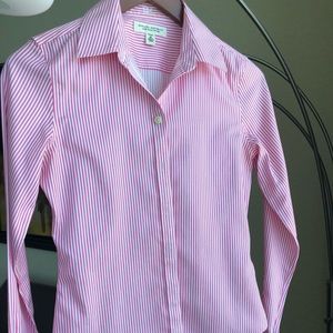 Banana Republic Non-Iron Fitted Striped Shirt
